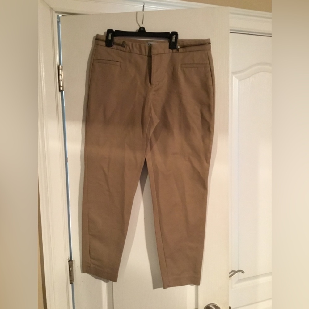 Tan ankle pants